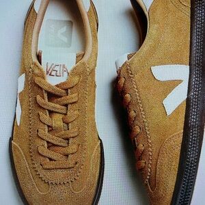 Veja Volley Women's Tan Suede Sneakers